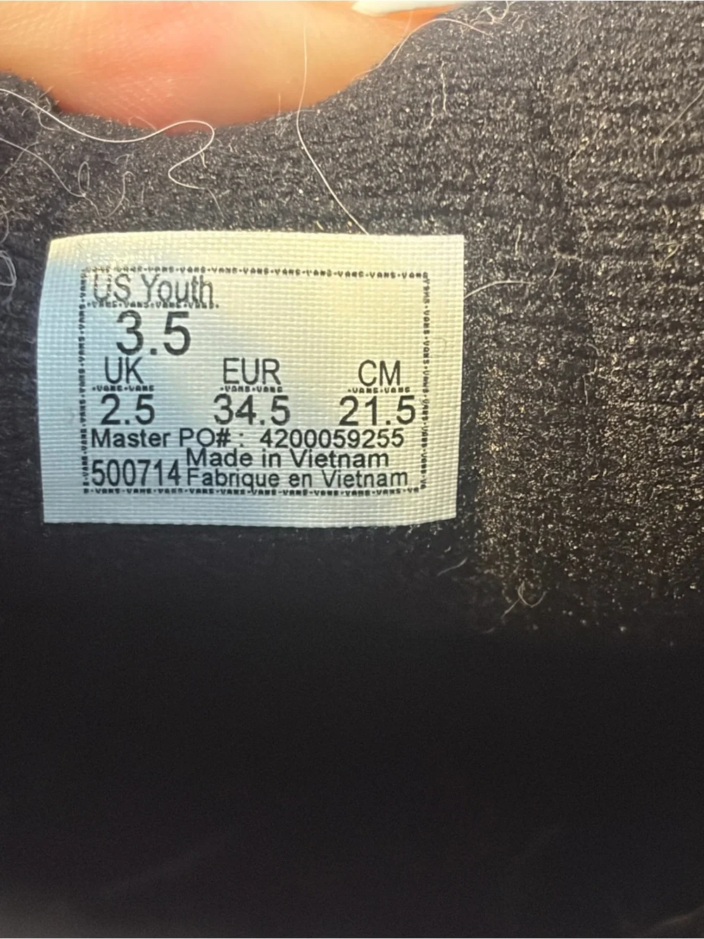 Vans kids low